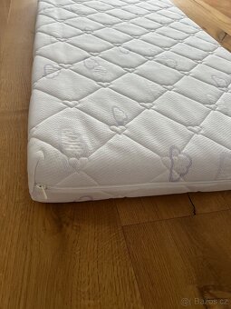 Nová dětská matrace do postýlky, 120x60x10 cm - 2