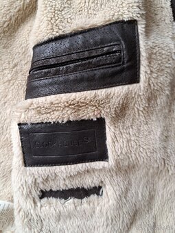 Pánská zimní kožená bunda CLOCKHOUSE - 2