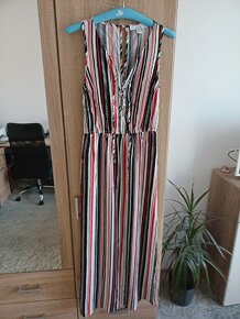 Dámské dlouhé letní šaty + riflové kraťasy - 2