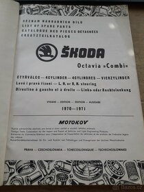 Seznam náhradních dílů Škoda Octavia combi vydání 1970-1971 - 2