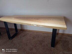 Jasanový Konferenční stolek - 2
