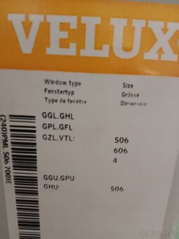 Vnitřní roleta Velux - 2