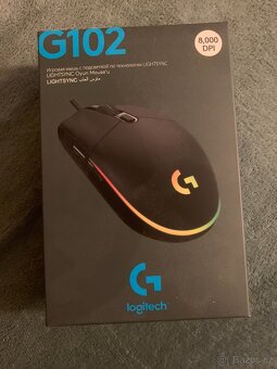 Prodám herní sadu Logitech - sluchatka, myš, podložka - 2