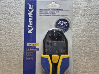 lisovací kleště Klauke K 82 (0,5 - 6 mm²) /NOVÉ/ - 2