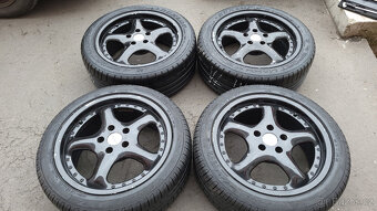 Černá letní ALU 17" 5x112 - Mercedes, Škoda VW, Audi - LEVN - 2