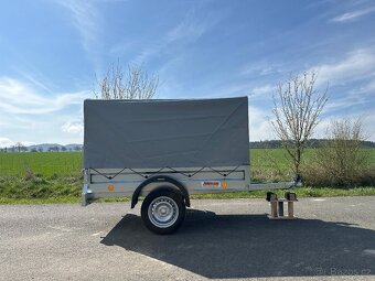 Přívěs + plachta 80 cm od bočnic | nový, záruka - 2