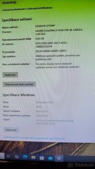 DELL / IntelCore i3-4130 3,40GHz / RAM 8GB / HDD 500GB / WIN - 2