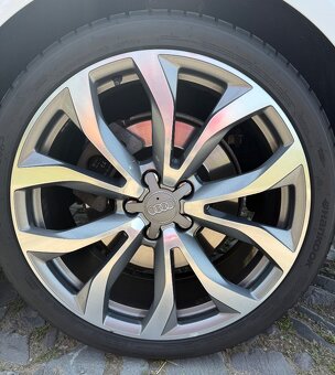 Originální letní alu kola R20 na AUDI A6 4G C7, zánovní pneu - 2
