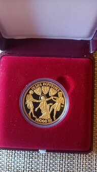 Zlatá mince 10000kč Ludmila - 2