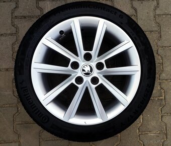 Alu kola originál Škoda Octavia III 5x112 R17 Teron - 2