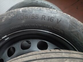 Disky 5x112 R16 ET50 s pneu 205/55 R16 - 2
