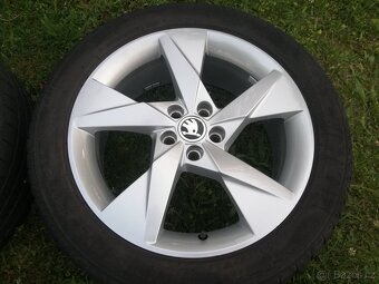 alu Škoda Scala letní 205/50/17 Bridgestone, alu Volans 17" - 2