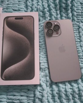Apple iPhone 15 Pro Max 256GB Natural Titanium ZÁRUKA 01/26 - 2