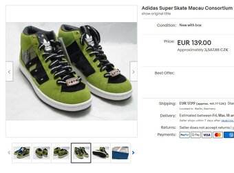 Boty ADIDAS Consortium Superskate US 11,5 vel. 46 - 2