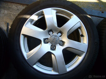 ZIMNÍ ALU KOLA orig.AUDI A6 A4 17" 5x112 7,5" et-37, - 2