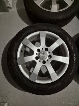 Alu kola 5x114,3 - pneu Nokian zimní 205/55/16 - 2