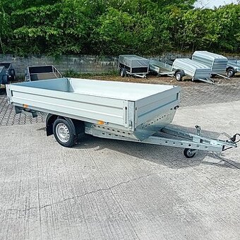 Řidičák B přívěsný vozík/plato 3,02m x 1,62m, ALU bočnice - 2