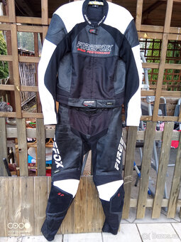 Kožená kombinéza Firefox vel.56 - 2