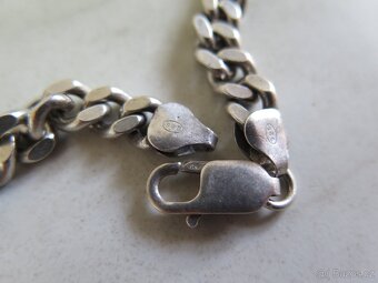 Masivní pánský řetízek a náramek - stříbro 925 - 2