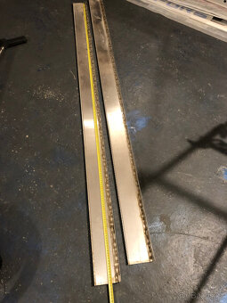 Zakládací lišta s okapnicí hliníková - 2