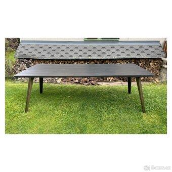 Dřevěný jídelní stůl – City 230 cm - kovové nohy - 2