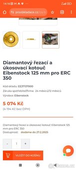 Karbidový řezný a srážecí kotouč Ø125 mm Diamant - 2