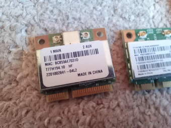 WIFI Karta Mini PCI-E a PCI-E Half , více kusů - 2