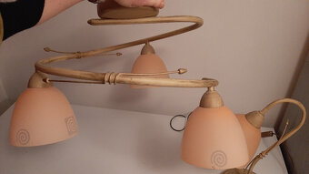 Stropní svítidlo a lampička - 2