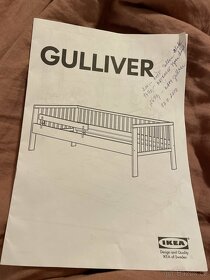 Dětská postel Gulliver Ikea, 165x76cm, komplet - 2