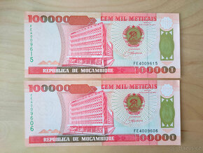 Mozambik - 100 000 meticais - 2