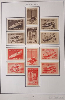 Album zápalkových nálepek 1945 - 1958 č.3 - 2