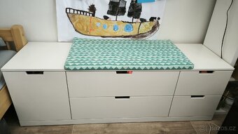 NORDLI komoda ikea
Komoda se 6 zásuvkami, bílá, 160x54 cm - 2