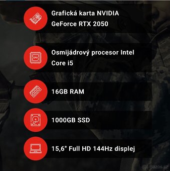 Herní notebook Acer Nitro v15 - 2