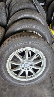 orig. alu kola Mercedes 17" + pneu Dunlop winter sport - 2