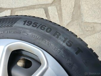 Komplety 195/60 R15 FORD fiesta - turneo courier plech zimní - 2