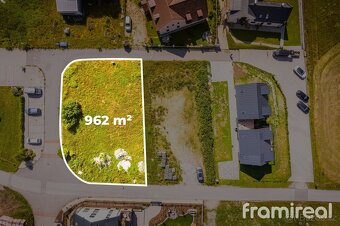 Prodej pozemku s platným stavebním povolením, 962 m² - Frymb - 2