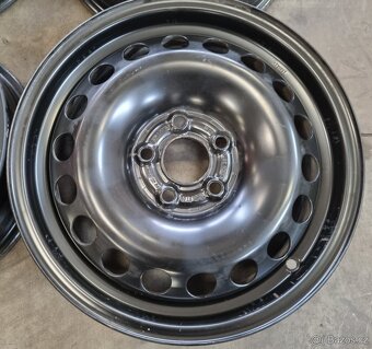 Plech. disky 15" 5X100 ET40 Škoda Fabia 4 VW polo Ibiza - 2