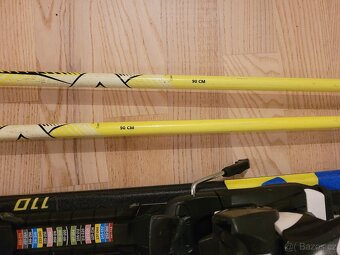 Dětské lyže Salomon 110cm + hůlky 90cm - 2