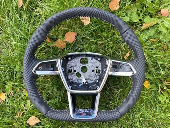 AUDI A6 A7 C8 Q8 S8 ETRON VOLANT kozeny zkoseny / vyhrievany - 2