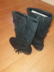 Dívčí kozačky SKECHERS - černé - 2