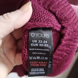 Dámský maxi svetr vel. 52/56 - 2