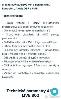 Mixpult -ALTO LIVE 802 - 2