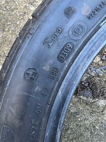sada letní pneu Dunlop sp sport9000 255/45 r18 99Y staré dot - 2