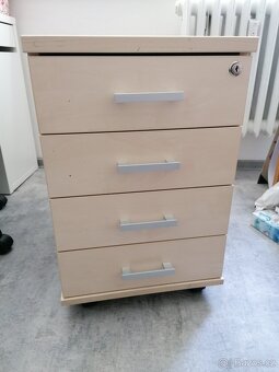 Kancelářský kontejner/šuplíky k psacímu s - 2