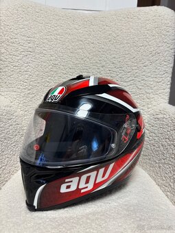 Přilba AGV K 5 S Tempest black/red - 2