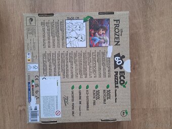 Puzzle Frozen – 60 ks, velký formát. - 2