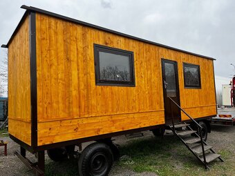 Maringotka délka 7.20 x 2.50 m.Po renovaci - 2