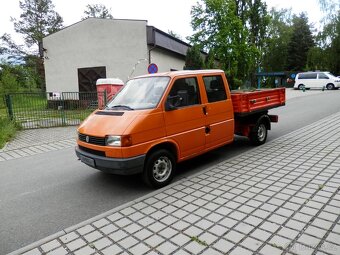 VW Transporter 1.9TD sklápěč, Tažné, 5míst, EKO placeno - 2