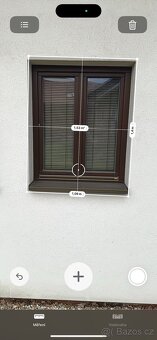 Okna + vstupni dvere - drevene, trojsklo, top stav - 2