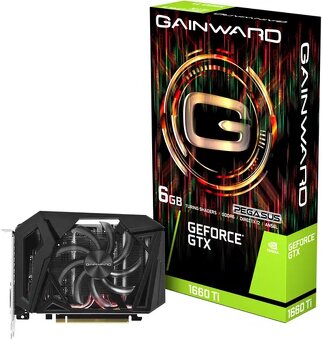 GAINWARD GeForce GTX 1660Ti 6G PEGASUS, originální krabice - 2